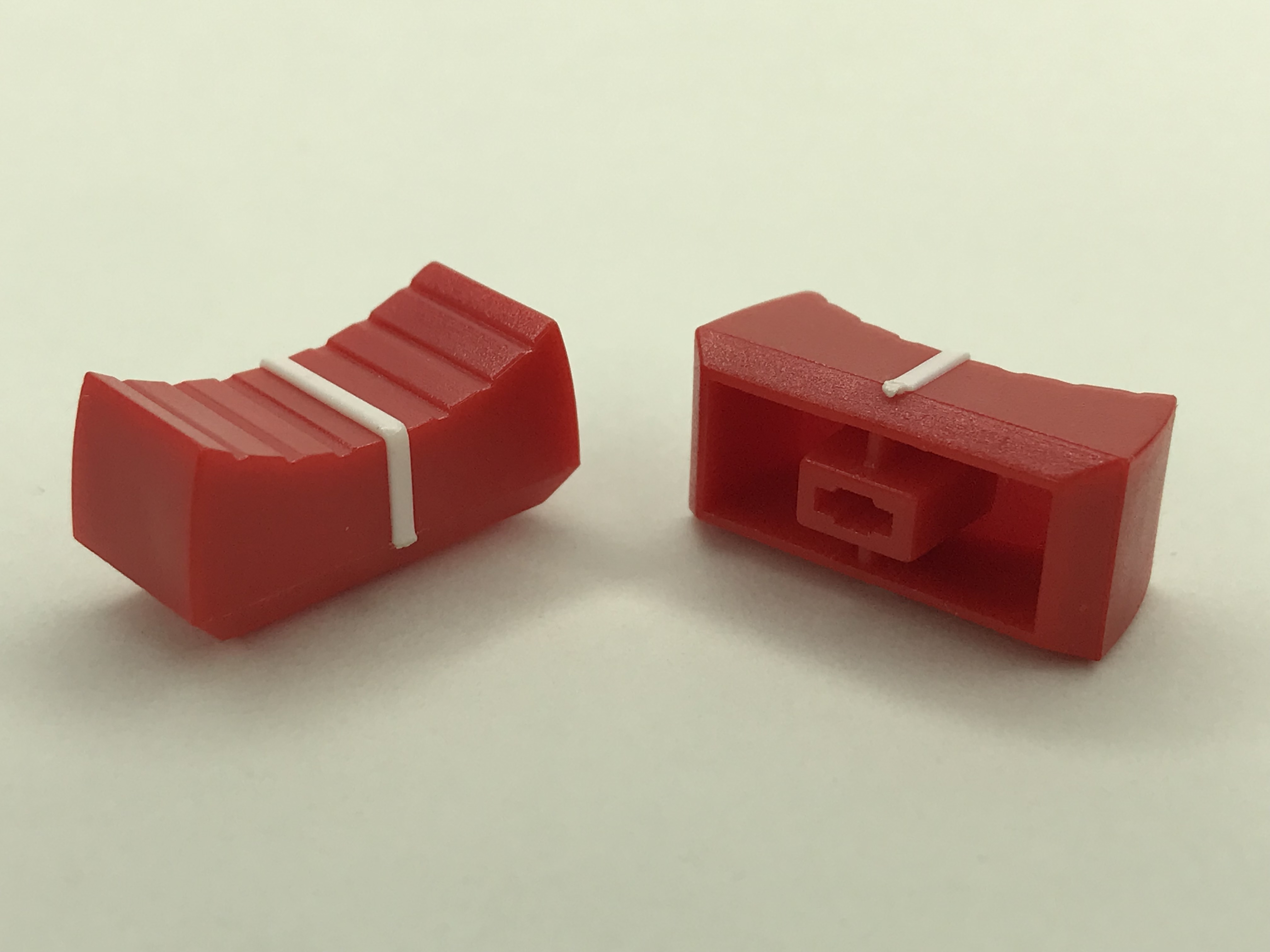 POTENTIOMETER MIXER SWITCH 2x1x1cm RED, PUSHER CAP KNOB FADER, PLASTIC Lazada PH