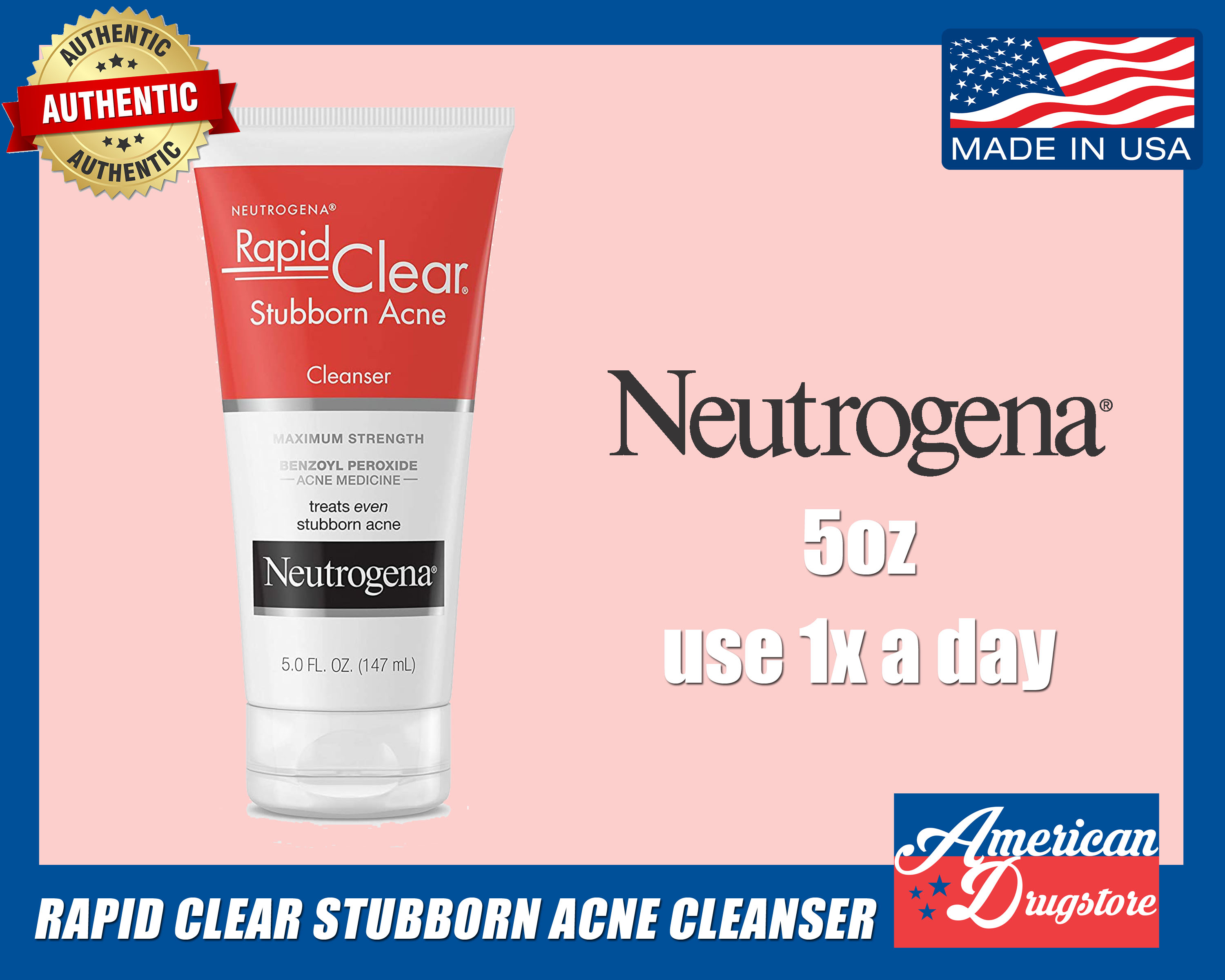 neutrogena rapid clear stubborn acne facial cleanser
