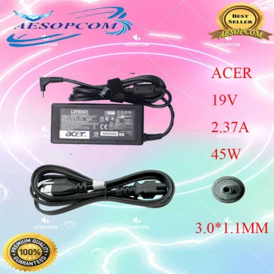 Acer Laptop Charger 19V 2.37A 45W (3.0x1.0mm) for Acer Aspire s7 391 V3-371 A13-045N2A PA-1450-26
