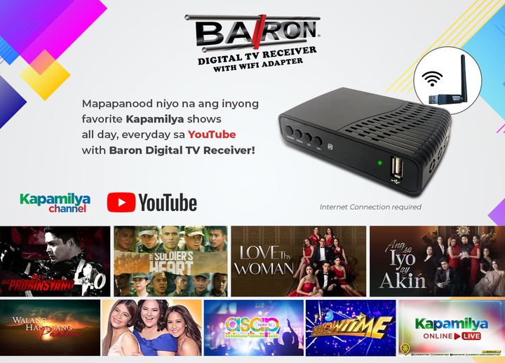 BARON DIGITAL TV RECEIVER WITH WIFI DONGLE Lazada PH