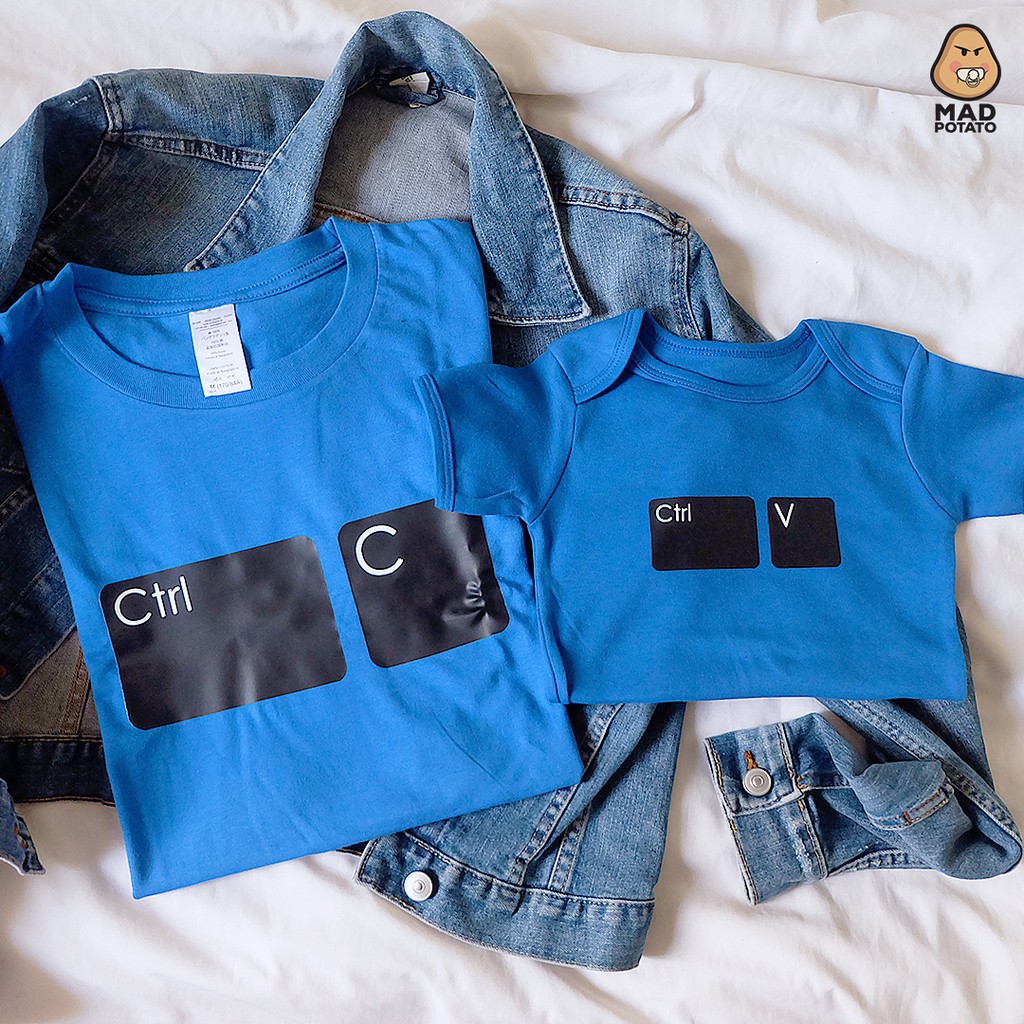 MAD POTATO Copy Paste Family Terno Matching Shirts Family Set Family ...