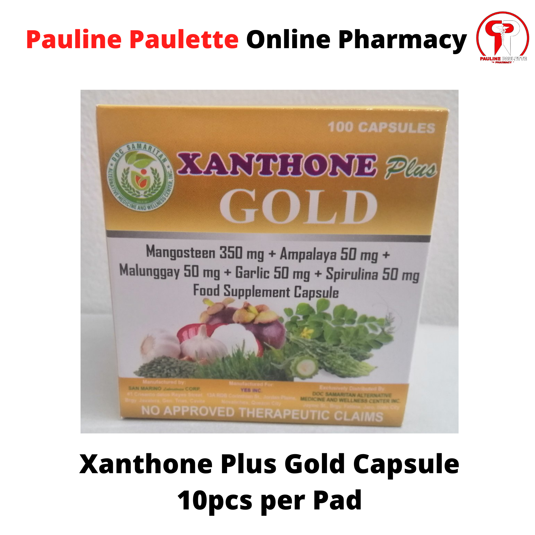 Xanthone Plus Gold Capsule 10pieces only Lazada PH