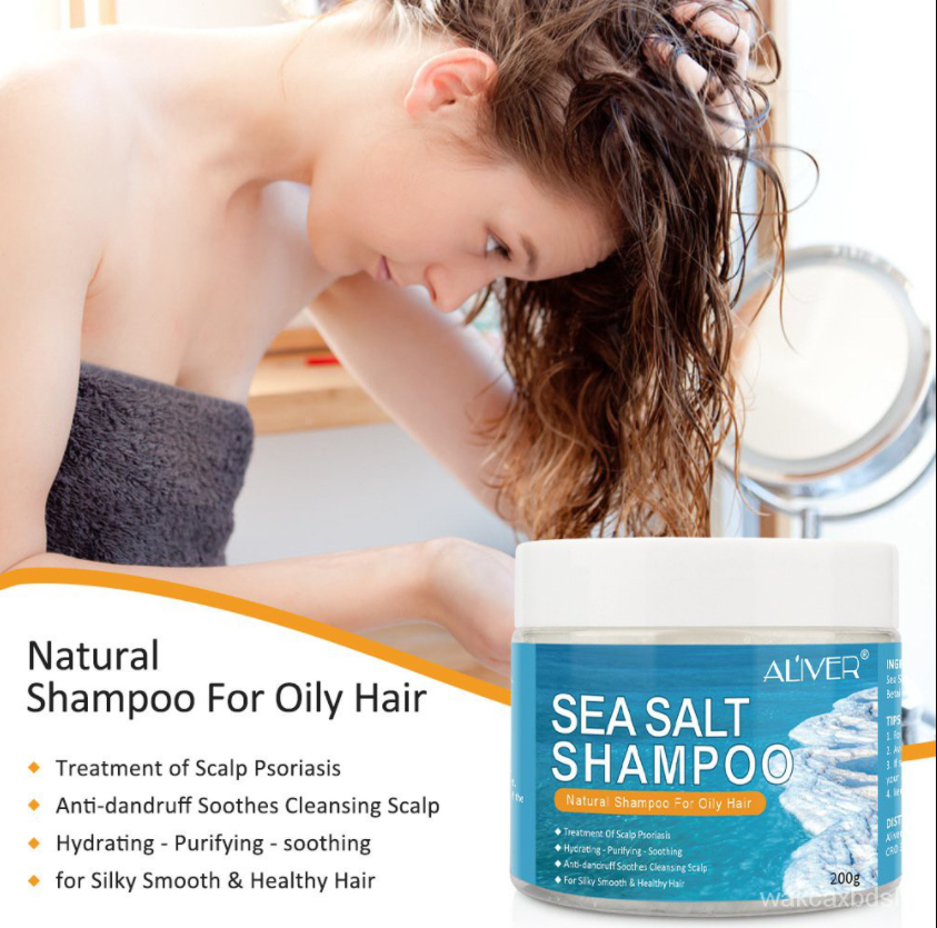 【fastdelivery】aliver Sea Salt Anti Dandruff Shampoo Hair Treatment