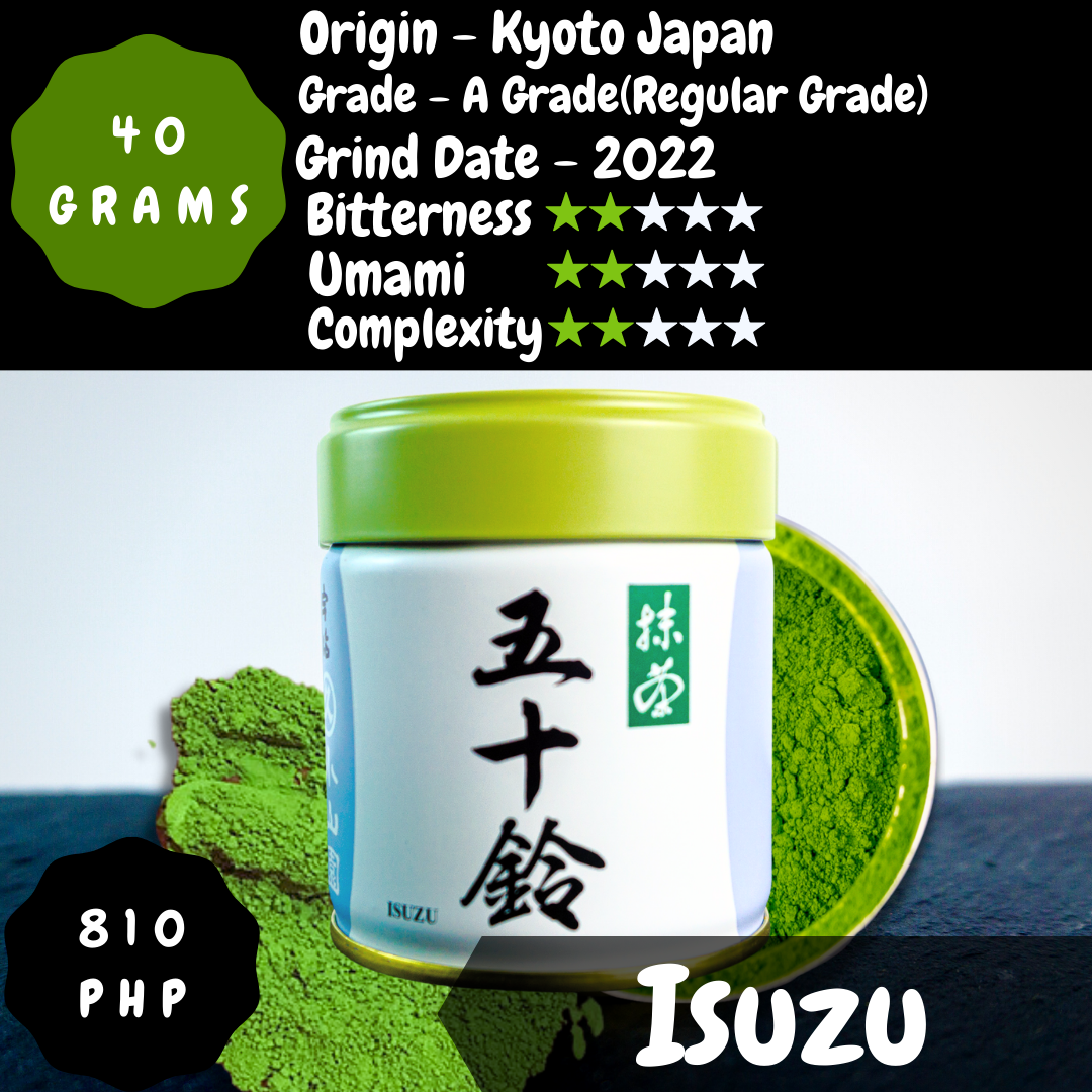 Isuzu MATCHA GREEN TEA POWDER Uji Ceremonial Grade Authentic from Japan Lazada PH