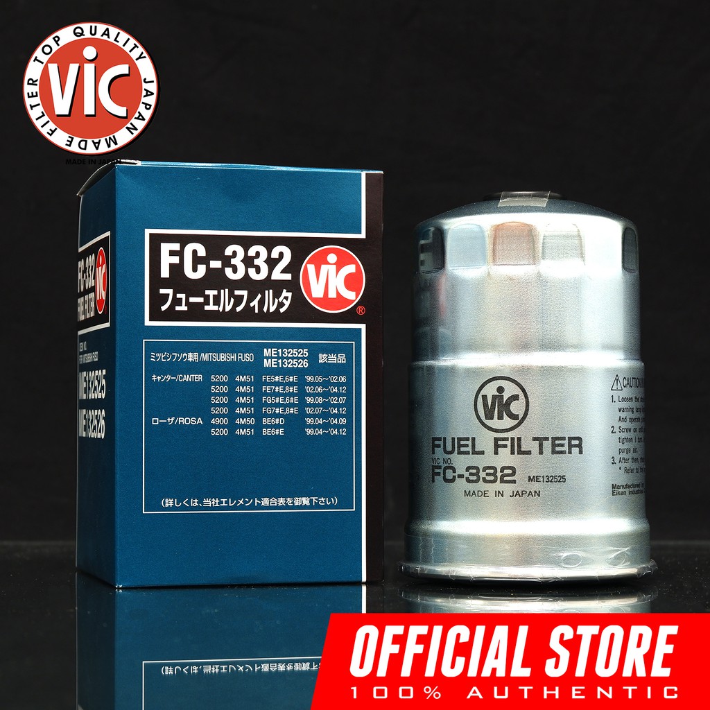 `bYVIC Fuel Filter FC332 for Mitsubishi Canter 4M50/4M51 Lazada PH