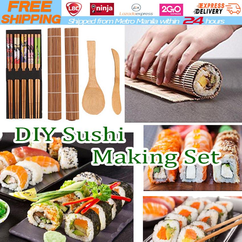 Home DIY Simple Equipment Maker Mold Bamboo Sushi Making Set - China Bamboo  Sushi Set and Kitchen Sushi Tools price