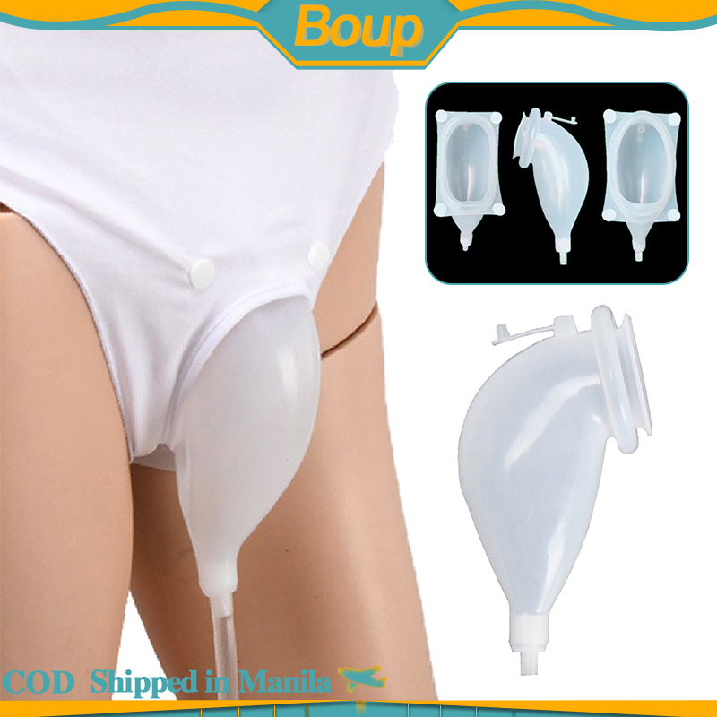 Urine Catheter Bags Silicone Urine Collector Wearable Urinal System Can  Prevent Backflow-No Spill No SmellNo Mess (Women Normal Type)