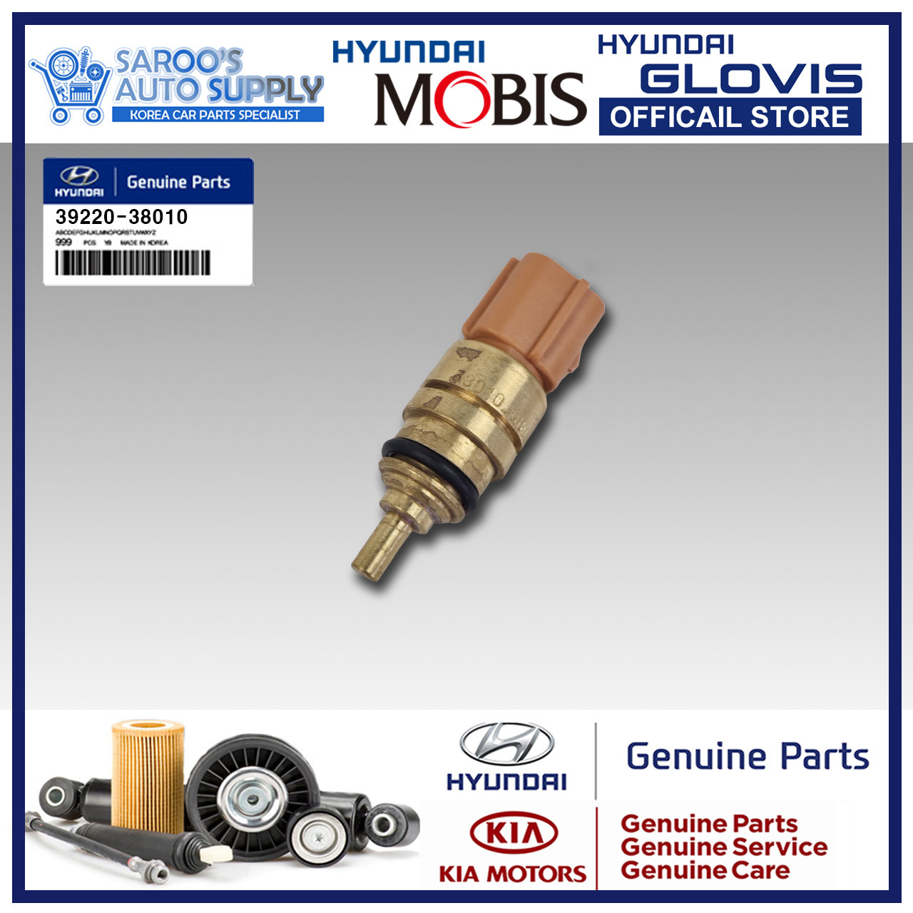 [Genuine] Water Temperature Sensor For Hyundai , Kia Brand Car , 4PIN ...