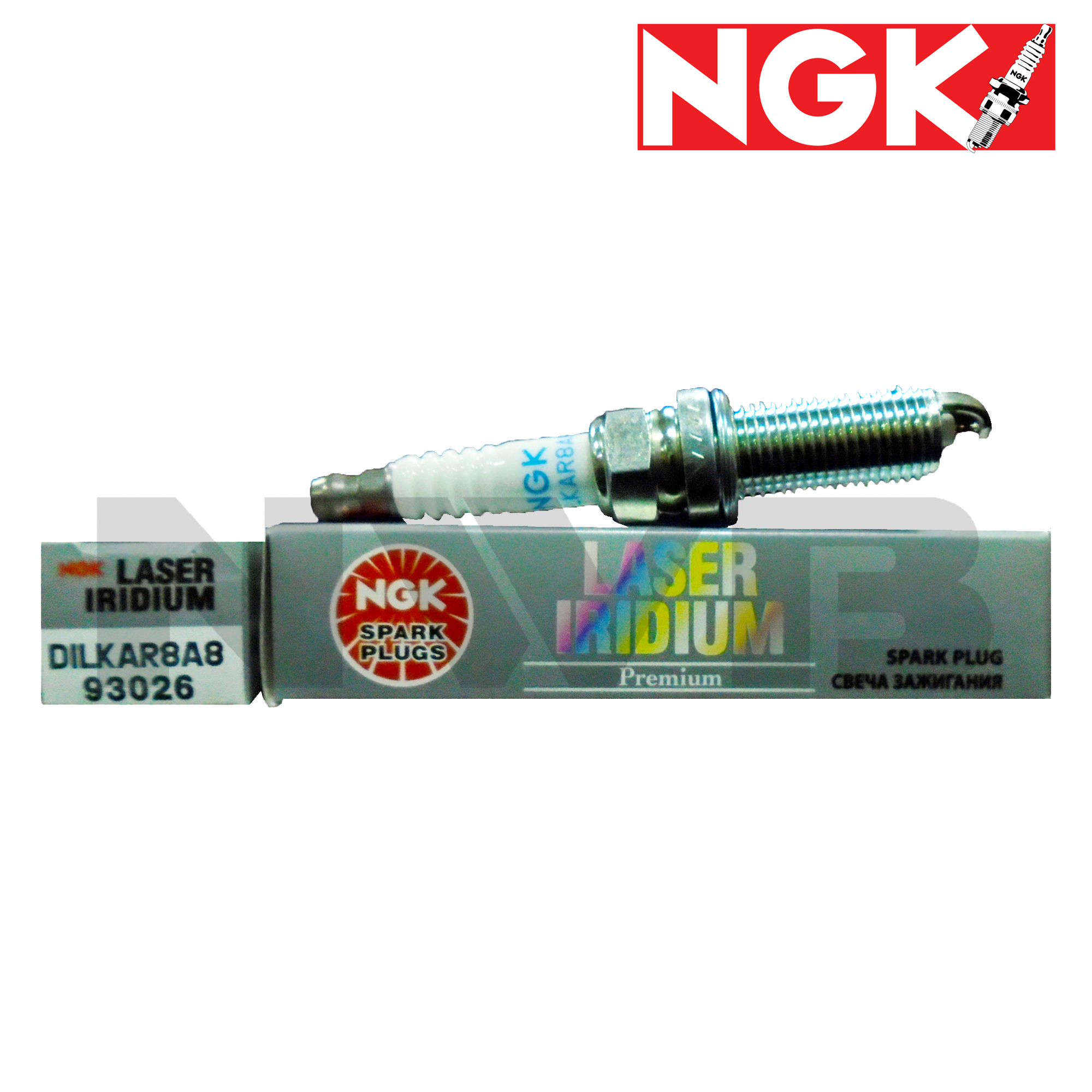 NGK For Nissan GT-R 2009-2020 Spark Plug Iridium Platinum Box of DILKAR8A8 93026 - 4