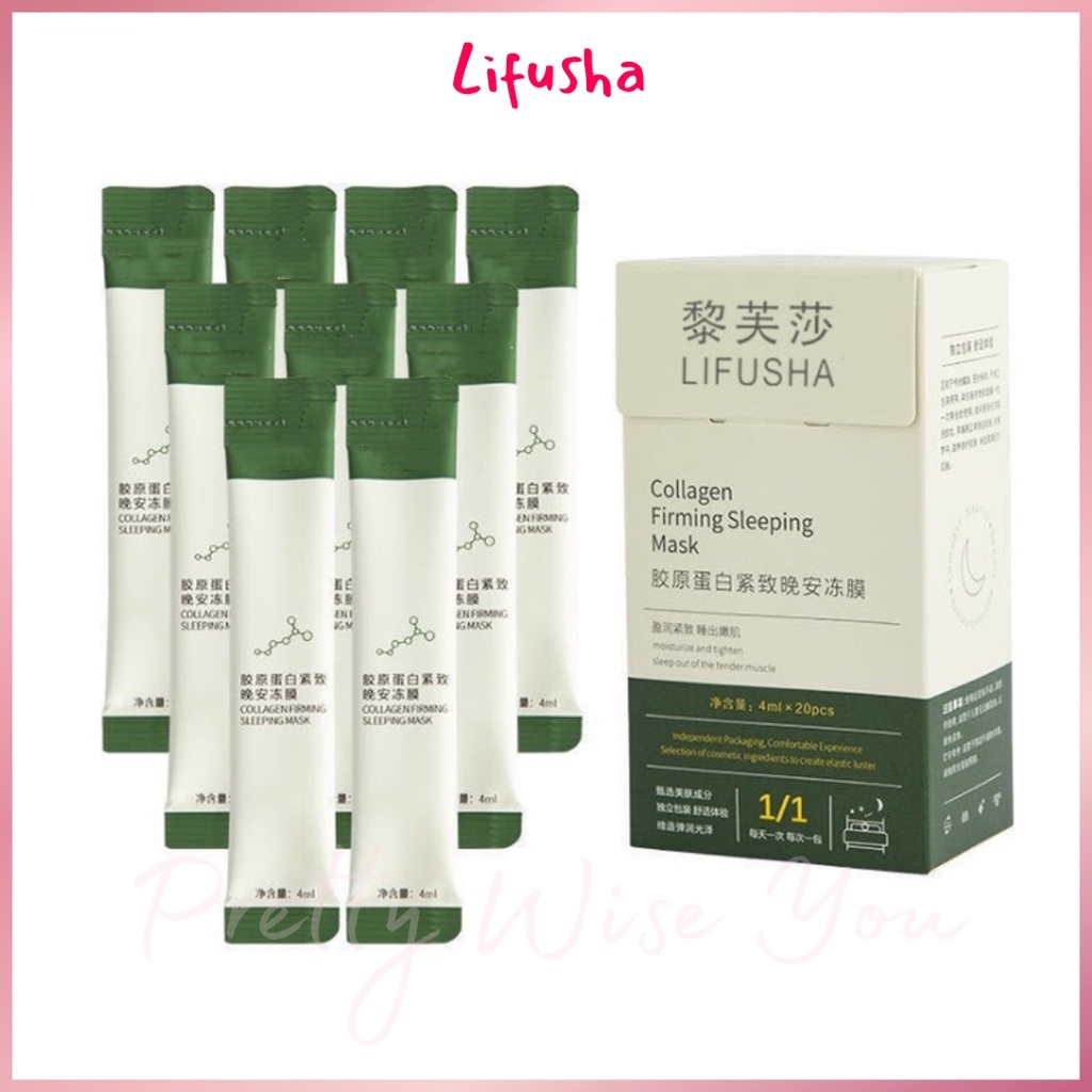 New 2023 Korean Collagen Firming Sleeping Mask Gel Mask Yfuveoy Lifusha