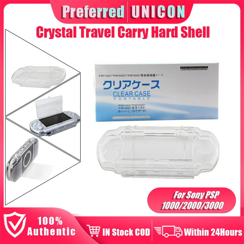 Universal Sony PSP 1000 2000 3000 Crystal Shell Case Full Housing PC Environmently Cover Case