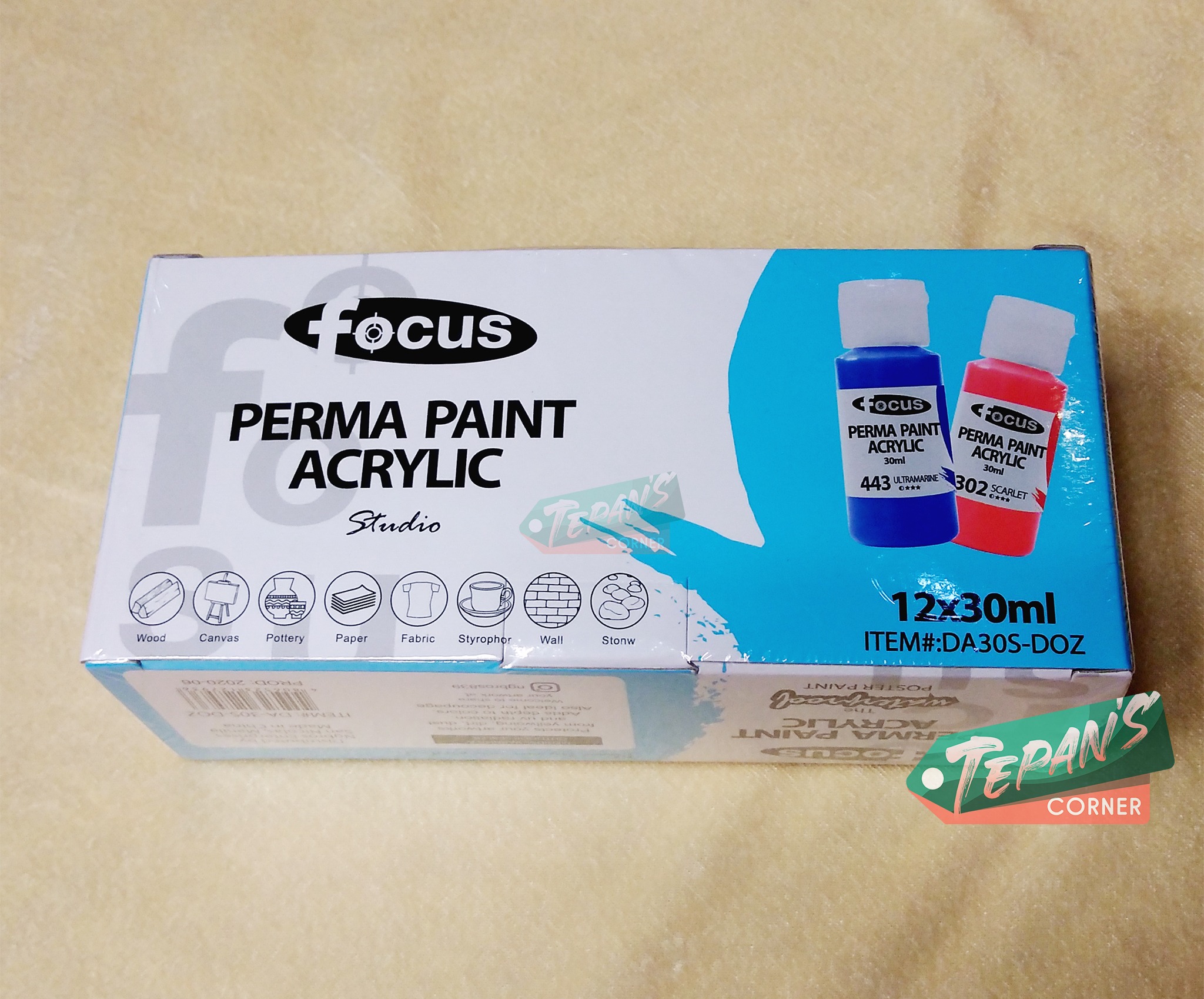 FOCUS Perma Acrylic Paint Lazada PH