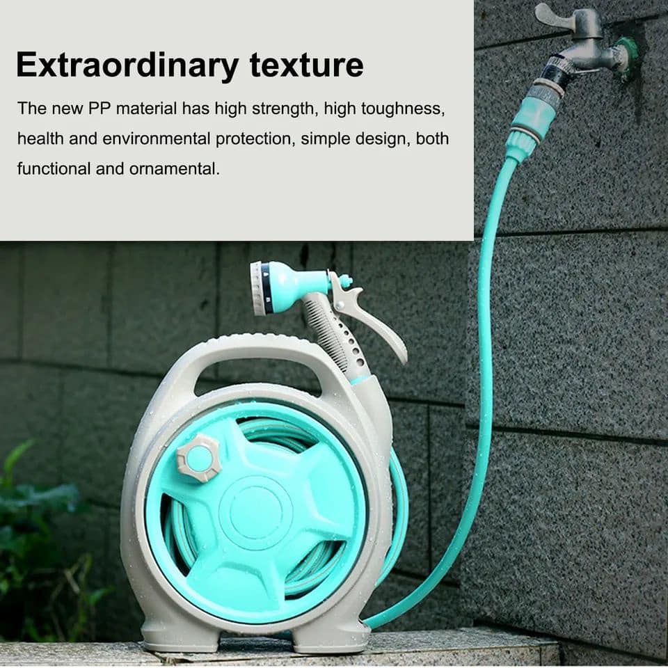 HOT SALE - Self-Retracting Garden Hose Reel Portable High Pressure Cleaning  And Watering Hose Reel - AliExpress