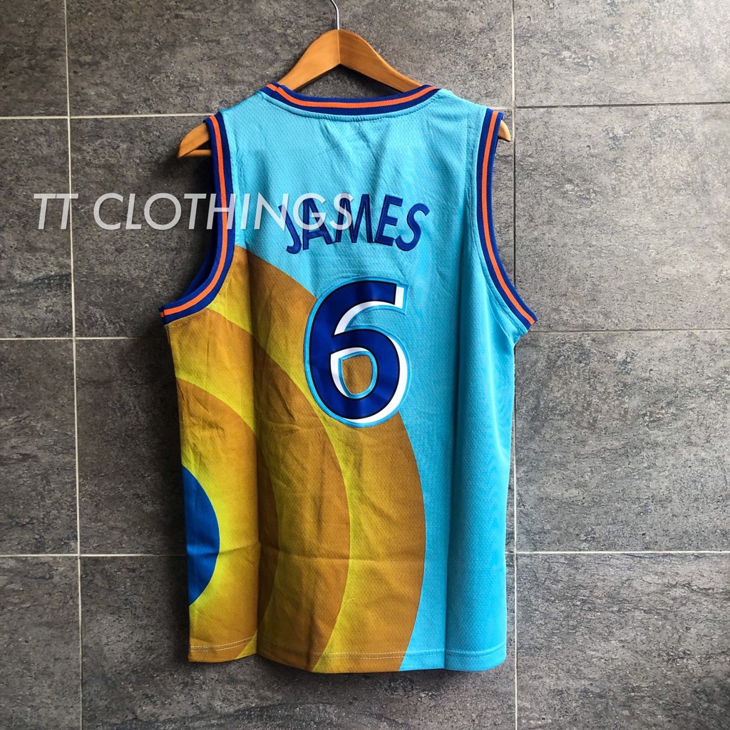 🚗 Lakers Lebron James 6 Space Jam Tune Squad Jersey