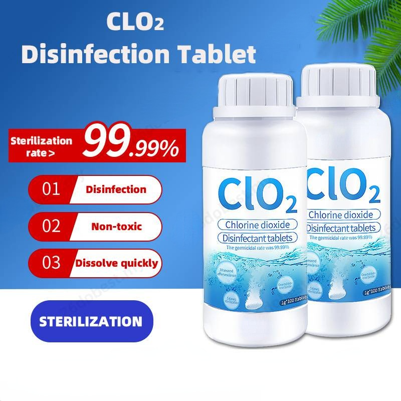 【Fast delivery】 Chlorine Dioxide Tablets Healthy Clo2 Bactericidal