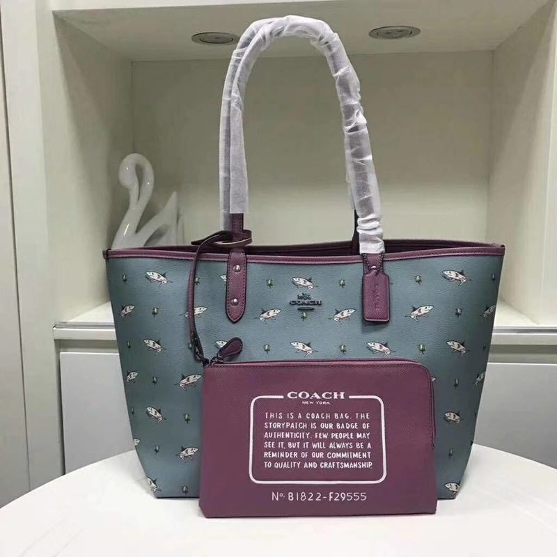 coach neverfull tote