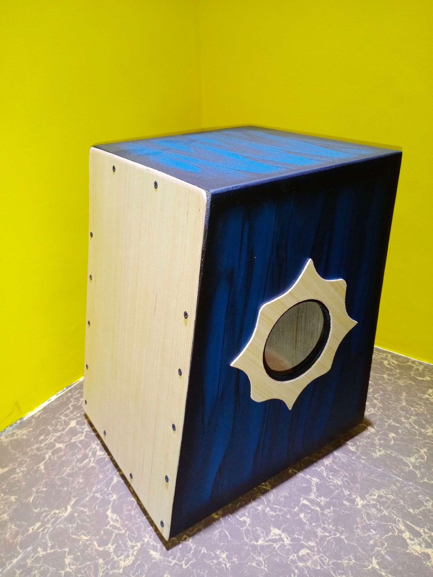 Cajon Beatbox Blue with CASE! Lazada PH