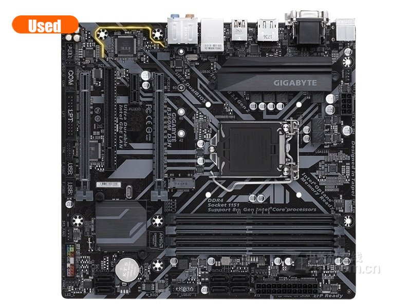 B360 B360m D3h Motherboard Intel Gigabyte B360m Ds3h Motherboard