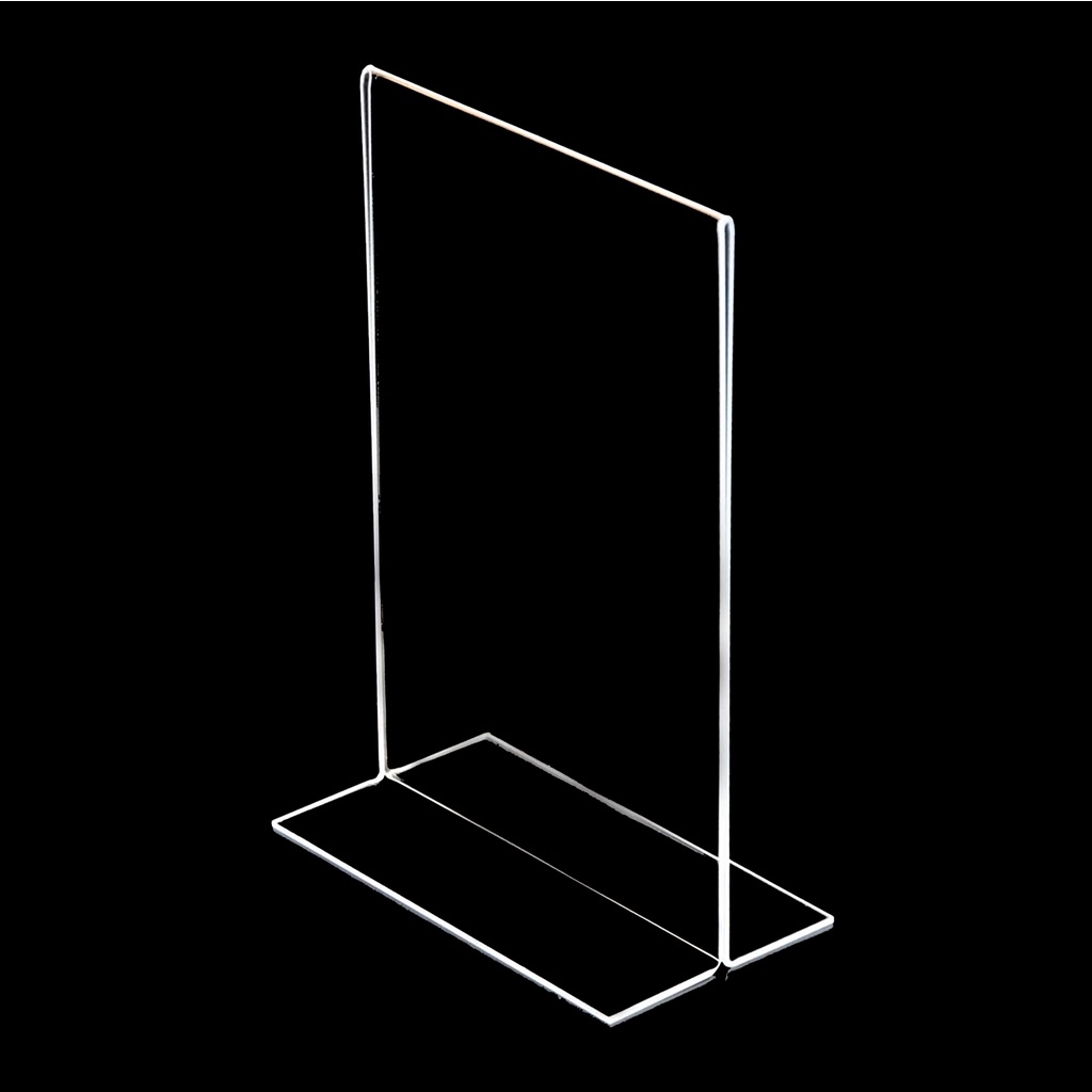 Clear Acrylic Stand [SET A A4 SHORT 8R] SIGN PHOTO holder Display