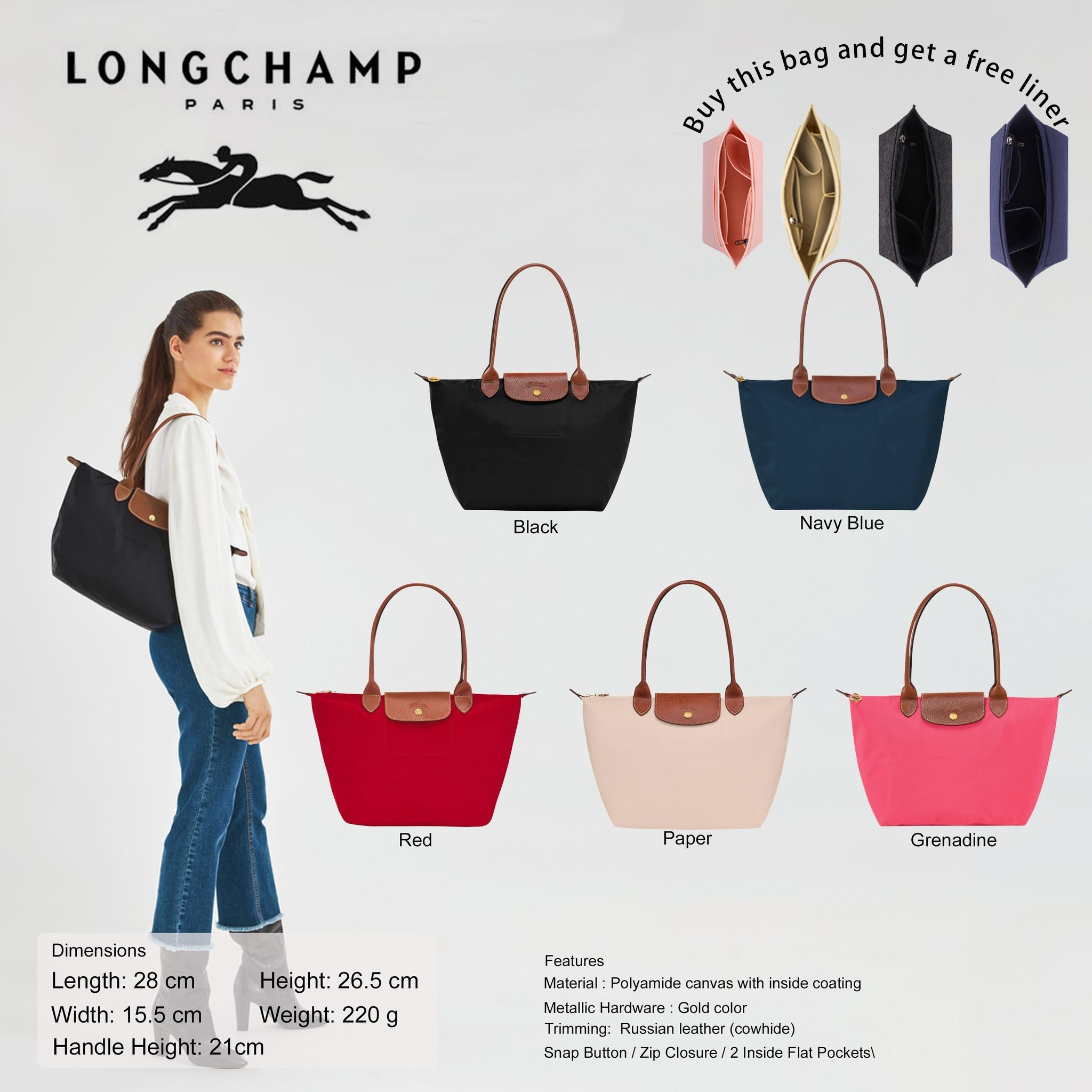 THE BAG REVIEW: LONGCHAMP LE PLIAGE POUCH WITH HANDLE IN GRENADINE