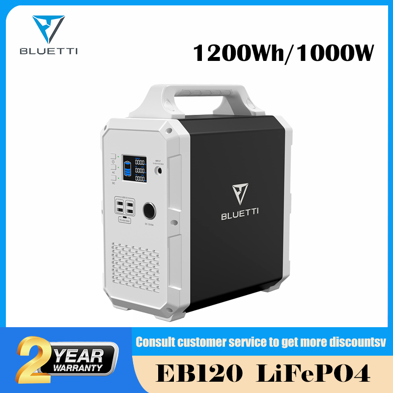 BLUETTI EB120 1200Wh/1000W Portable Power Station