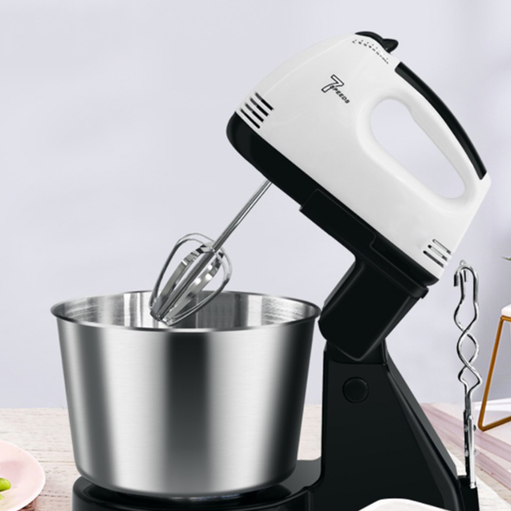 Hawaii Home Hand Mixer with Stand Stainless or Plastic Bowl for Baking