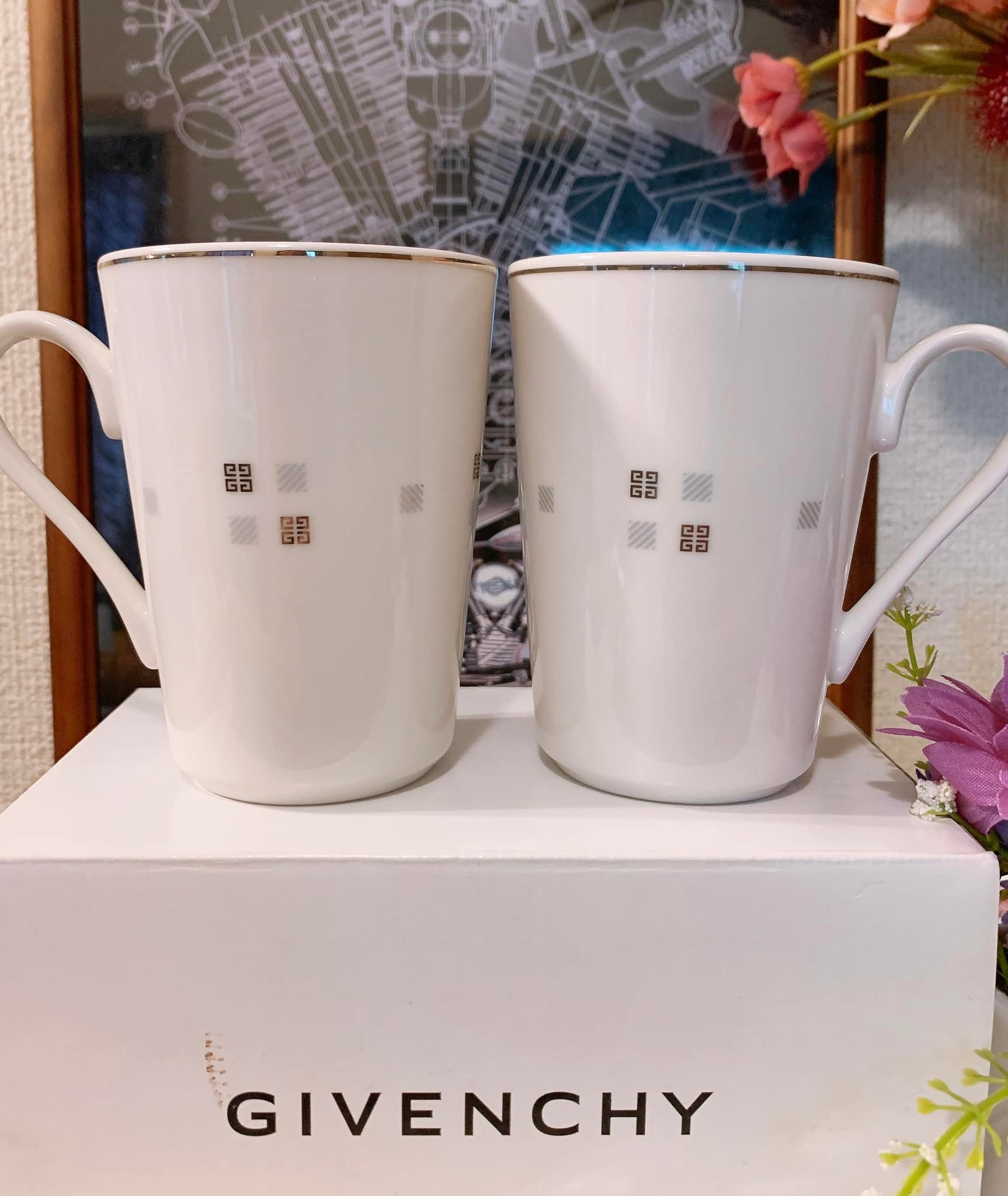 GIVENCHY Porcelain Pair Mugs Lazada PH