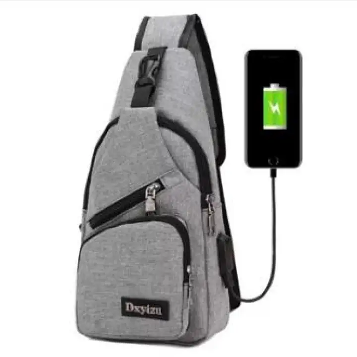 Sling bag with usb port Clearance