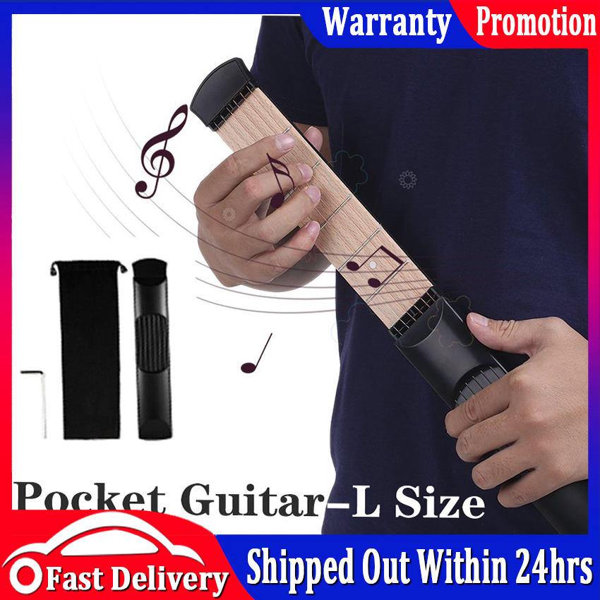 Pocket Guitar Beginner'S Pocket Mini Guitar 6 Grades Student Practice