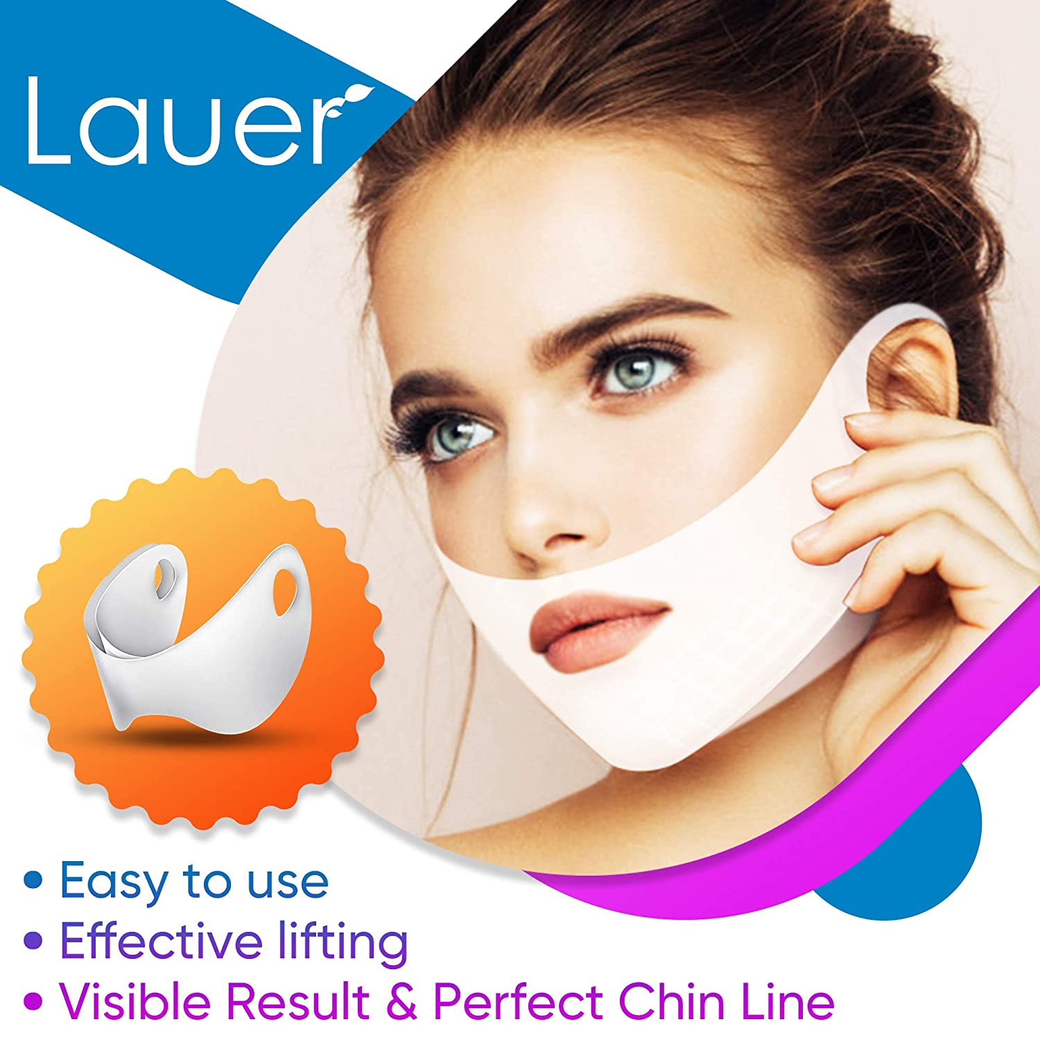 10 MASKS V Shaped Slimming Face Mask Double Chin Reducer V Line Lifting  Mask Neck Lift Tape Face Slimmer Patch For Firming and Tightening Skin