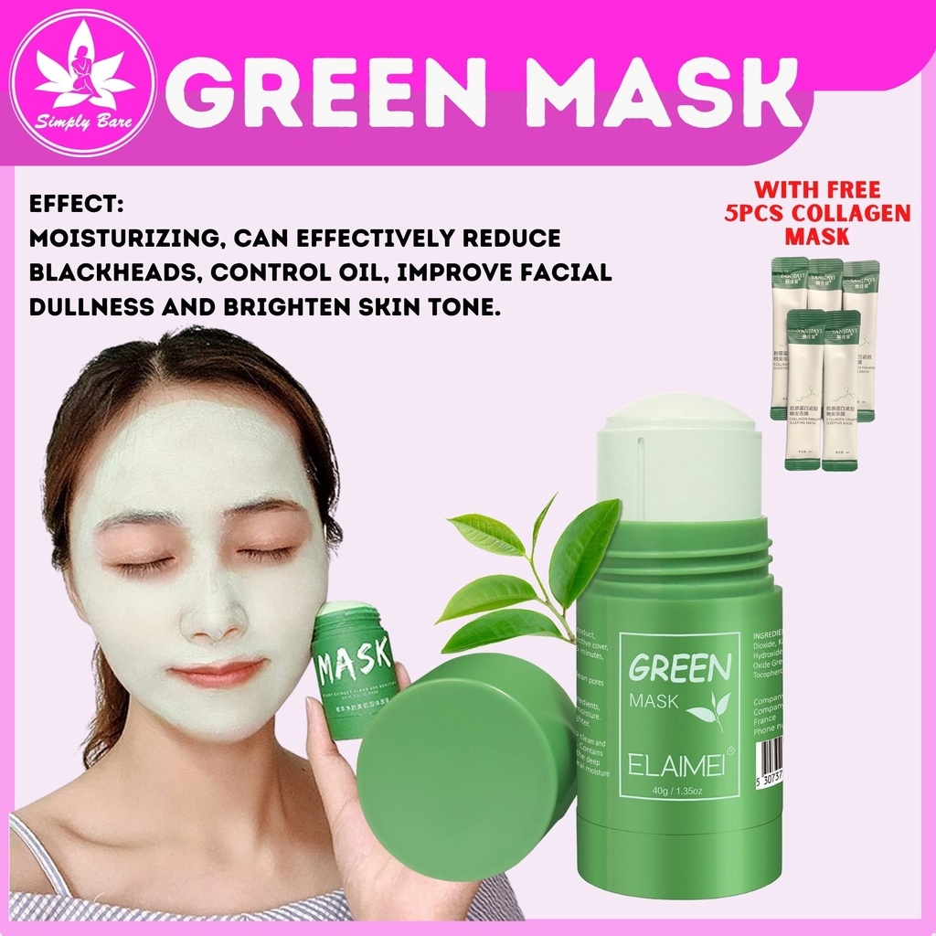 korean green mask stick