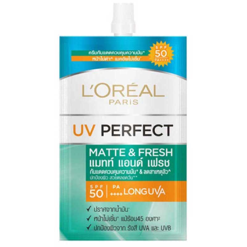 sunscreen loreal matte and fresh