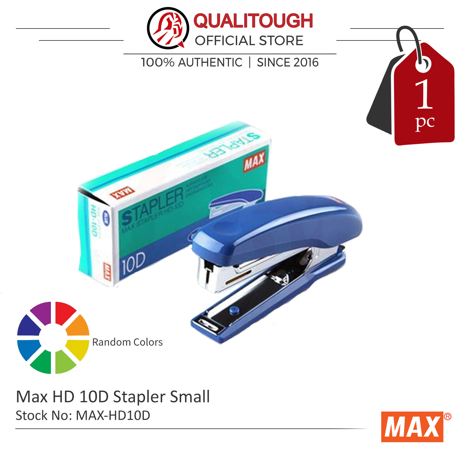 1pc Max HD-10D Stapler Small [MAX-HD10D] | Office and School Supplies ...