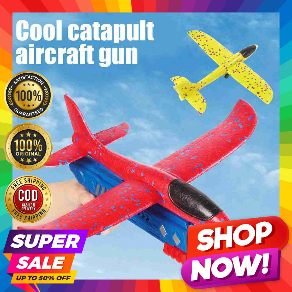 Original COD New Toy Glider Airplane Launcher Outdoor Sport Gifts Foam
