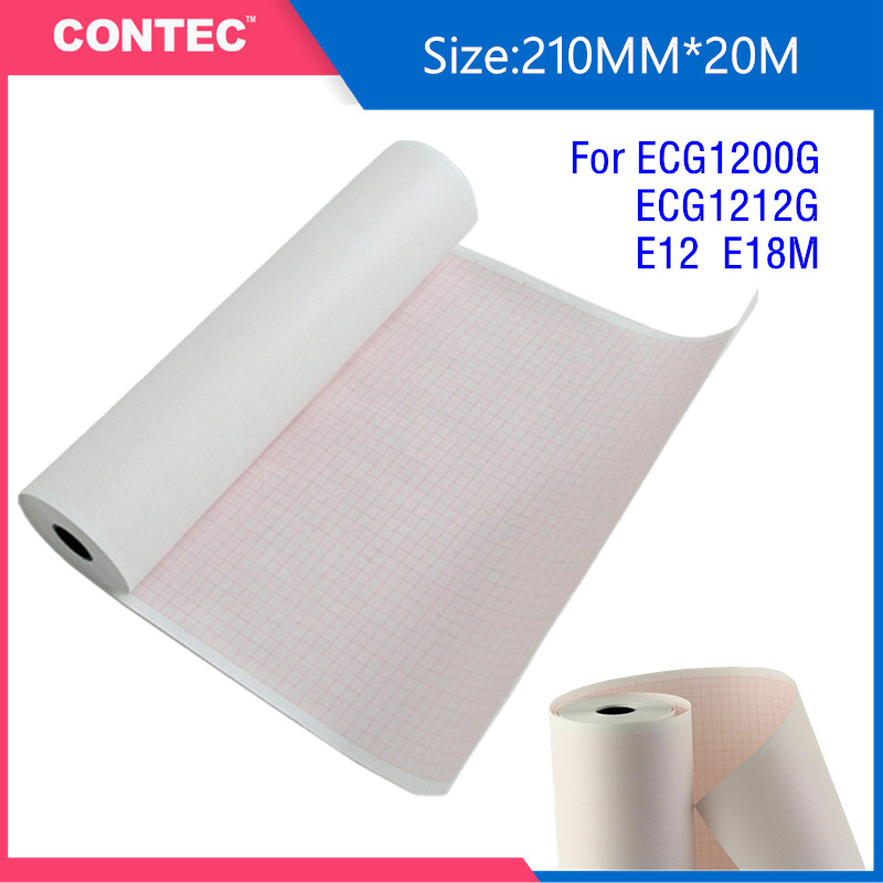 thumbnail image 2 of CONTEC ECG EKG Printer Paper Roll – Compatible With ECG100G, ECG300G, ECG1200G, ECG90A, CMS8000 – MPN 69450401 2 of 4