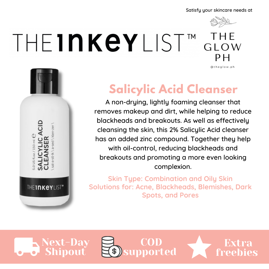 AUTHENTIC The Inkey List Salicylic Acid Cleanser 150ml 300ml Lazada PH   Da8733b3837886047652178957c94765 