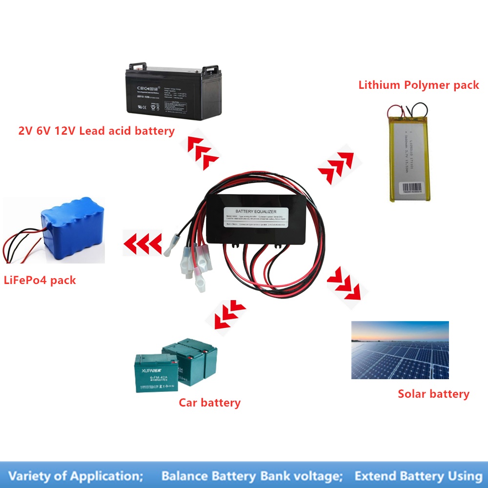 Lead Acid Battery Bank Equalizer HA02 4 Batteries 48Volt - 1074