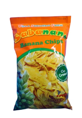 100g Villa Socorro Farms - Sabanana - Banana Chips Smoky BBQ