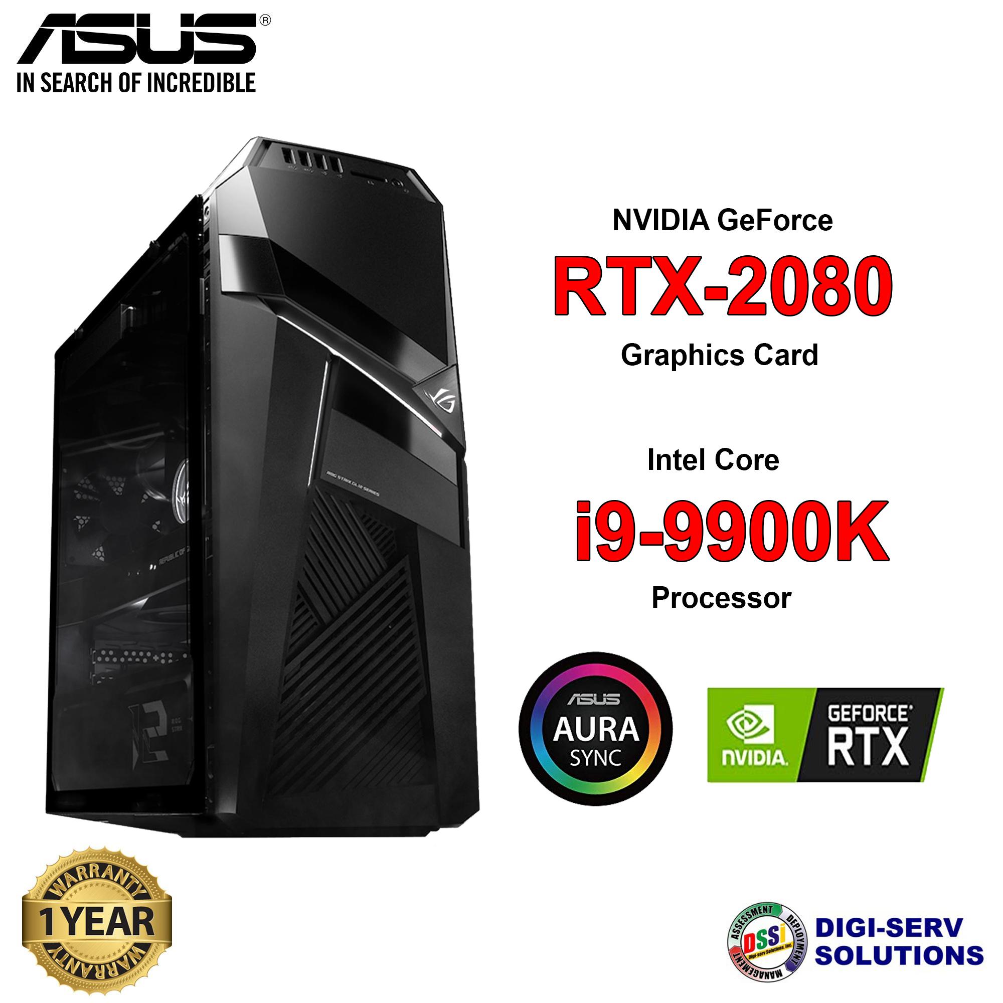 	Asus ROG Strix GL12CX-PH004T Gaming Desktop with Intel Core i9-9900K CPU, 1TB HDD+512GB SSD, NVIDIA RTX 2080 8GB VRAM and Windows 10 (64bit) Operating System