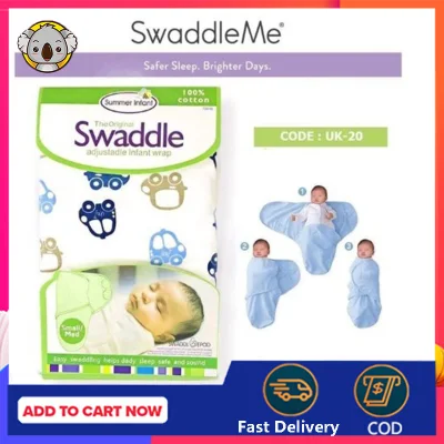 SwaddleMe Baby Sleep Sack Swaddle Receiving Blanket Swaddling Wrap 100%Cotton