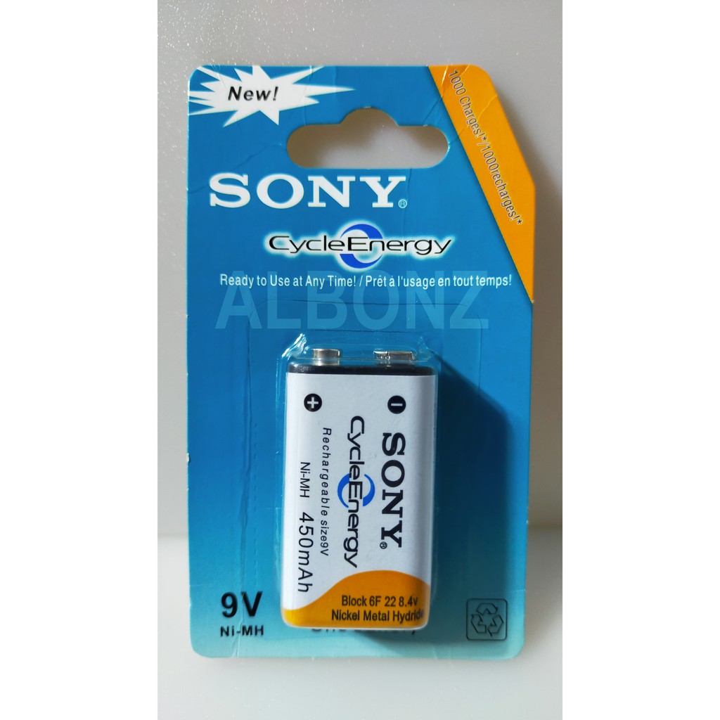 Sony Cycle Energy AA, AAA, 9V Rechargeable Battery | Lazada PH