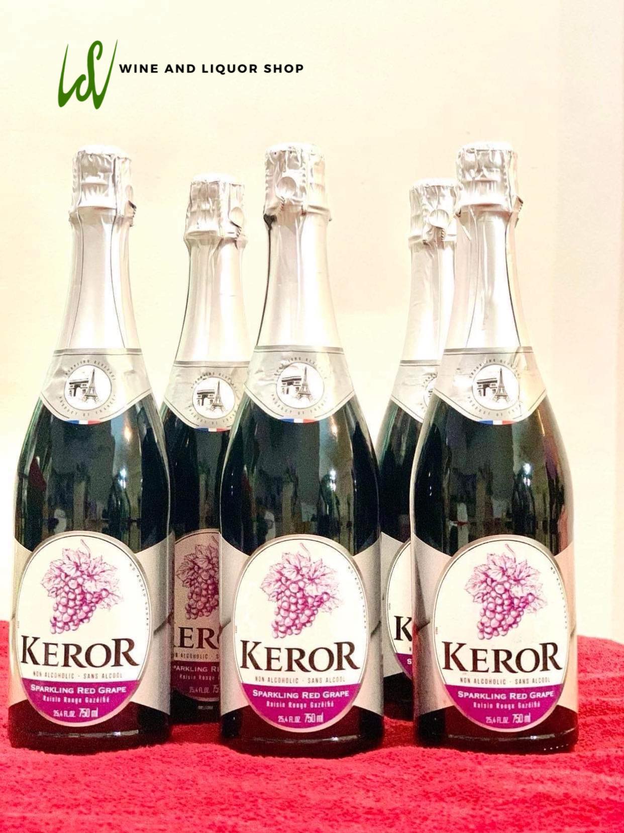 Keror Sparkling Red Grape/Non Alcoholic (ED Nov 2024) Lazada PH