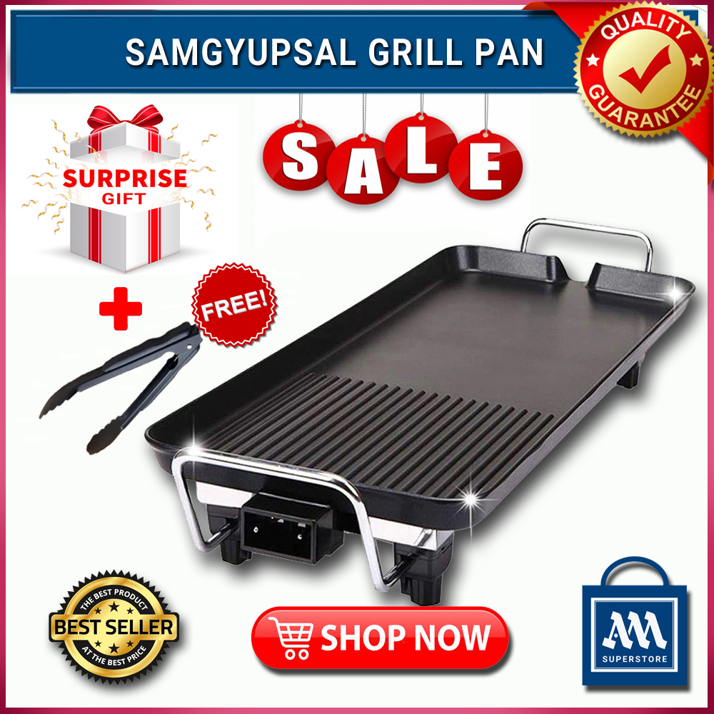 AM Superstore. BEST SELLER Electric Flat Grill Samgyupsal Non Stick