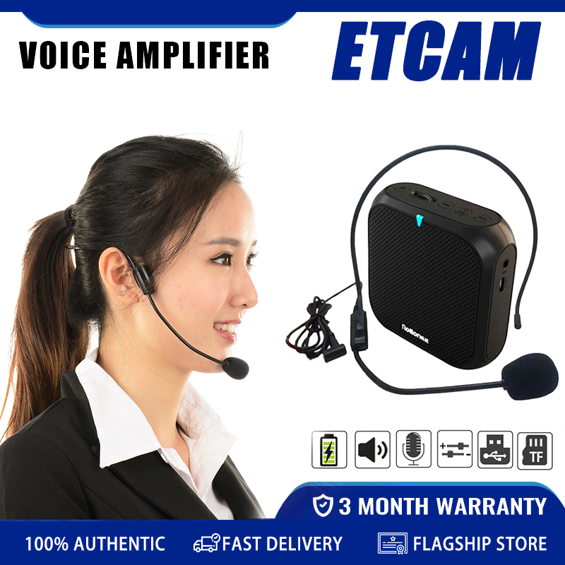 ETCAM mic bluetooth lapel microphone wireless for teaching with loud