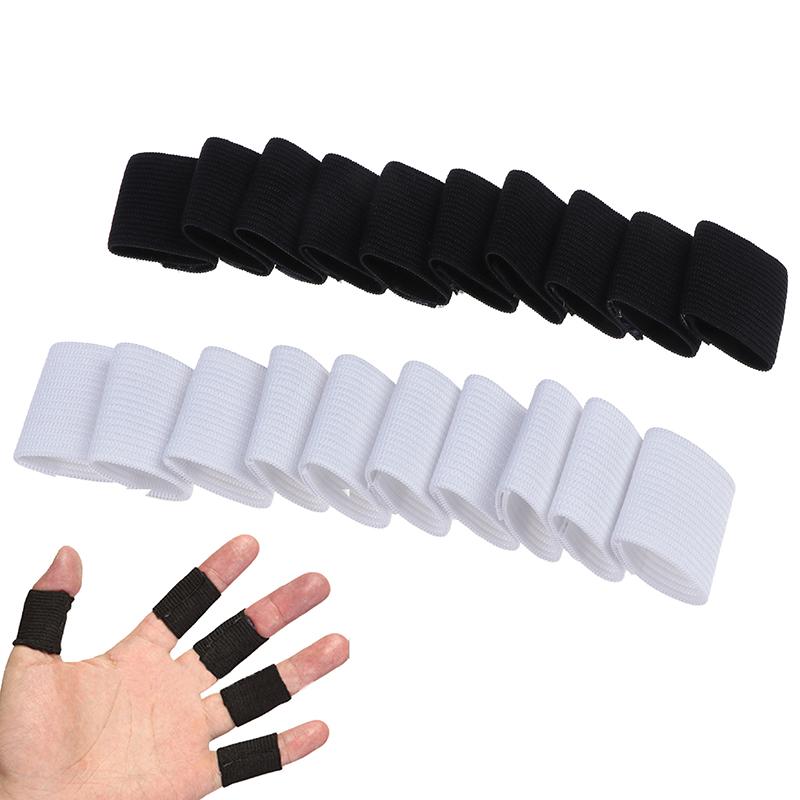 10PCS Finger Sleeve Sports Basketball Support Wrap Elastic Protector Brace Guard