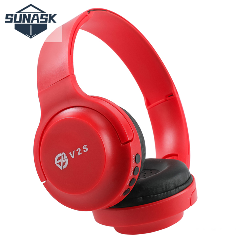 Sunask Bluetooth Headset Wireless Headphone Sports Noise Cancelling