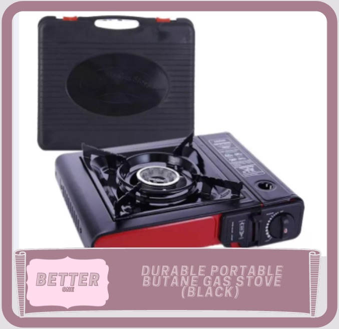 Better One Durable Portable Butane Gas Stove (Black) AS470 Lazada PH