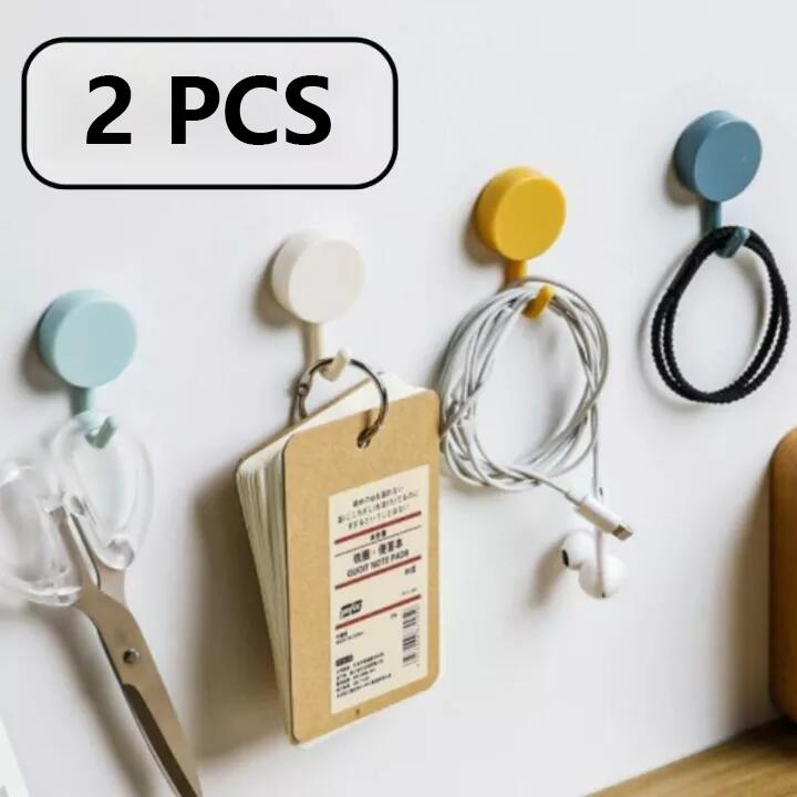 Indoor cute hook, strong adhesive, wall mounted, kitchen, no marks, no