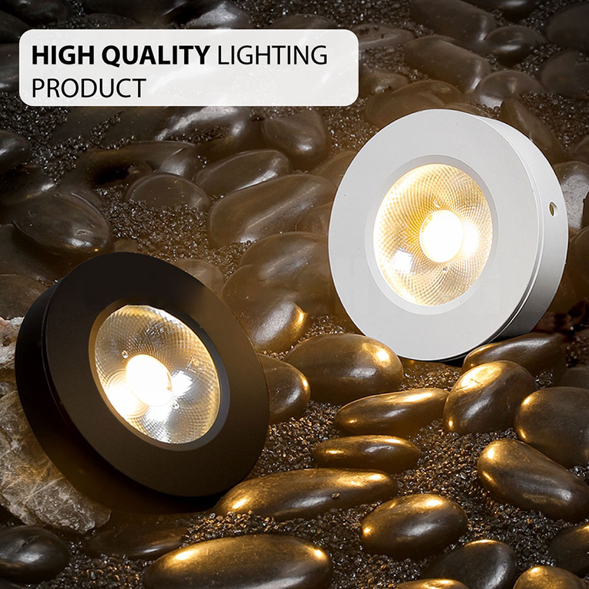Vimite Surface Mounted Ceiling Light 3W LED downlight Ultra Thin Driverless cob Mini spot lights 220V indoor Cabinet Cupboard Lamp