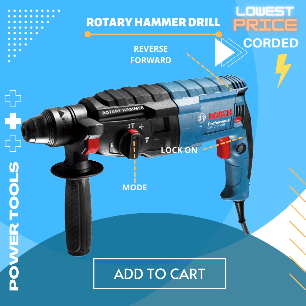 WIRED impact hammer B.O.S.C.H electric Rotary impact drill round handle
